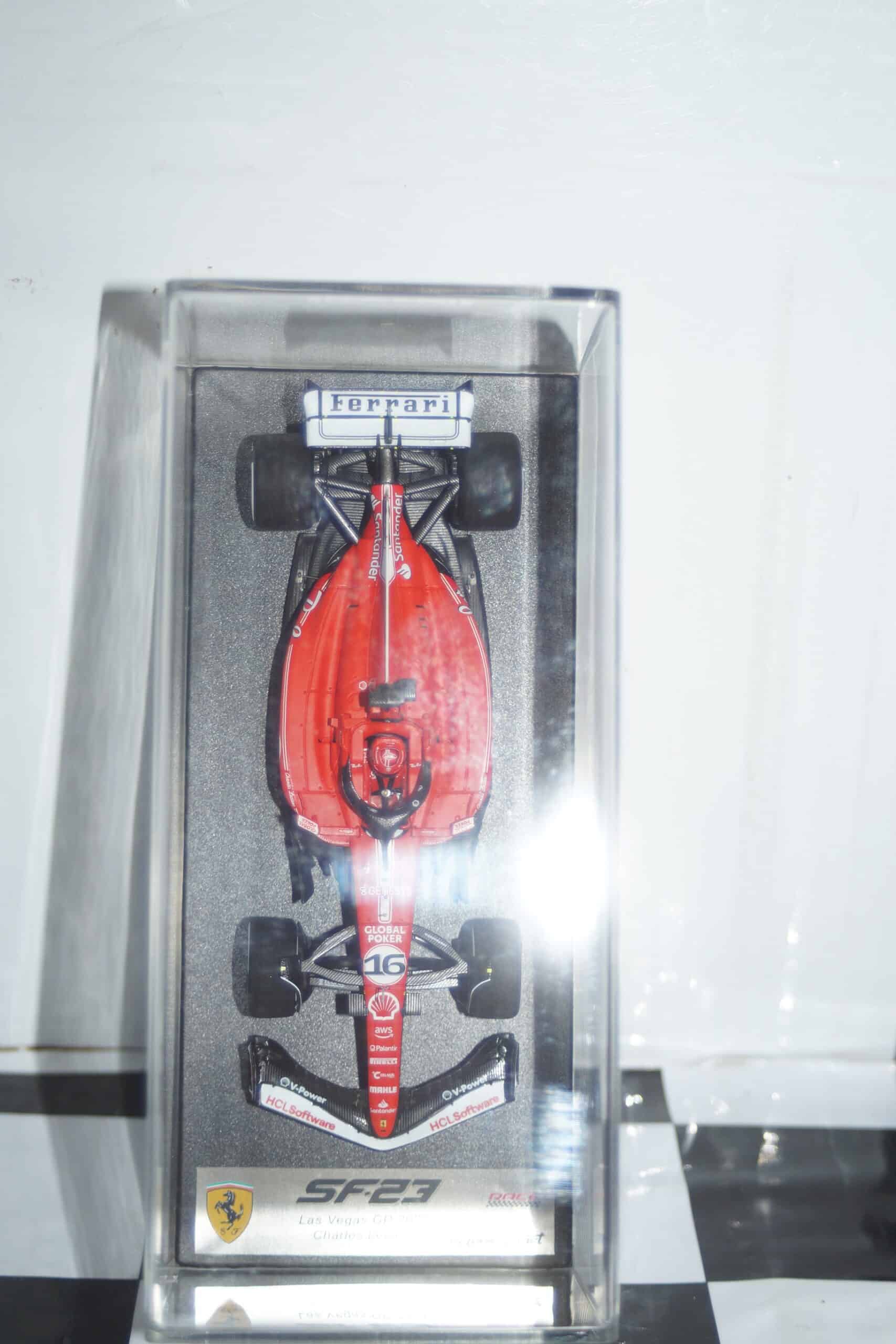 Looksmart ferrari sf-23 las vegas gp 2023 #16 charles leclerc 1:43 lsf1049