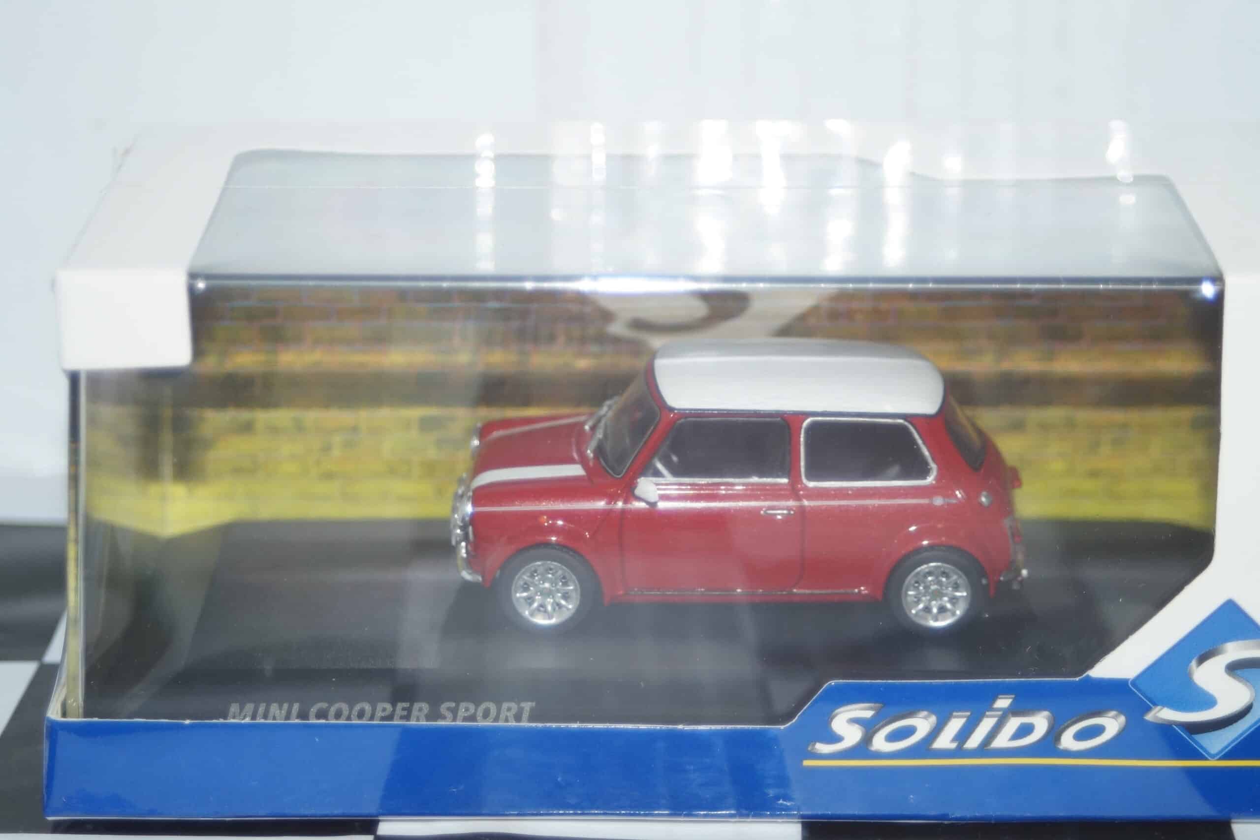 Solido mini cooper sport red 1997 1:43rd ref s4316603