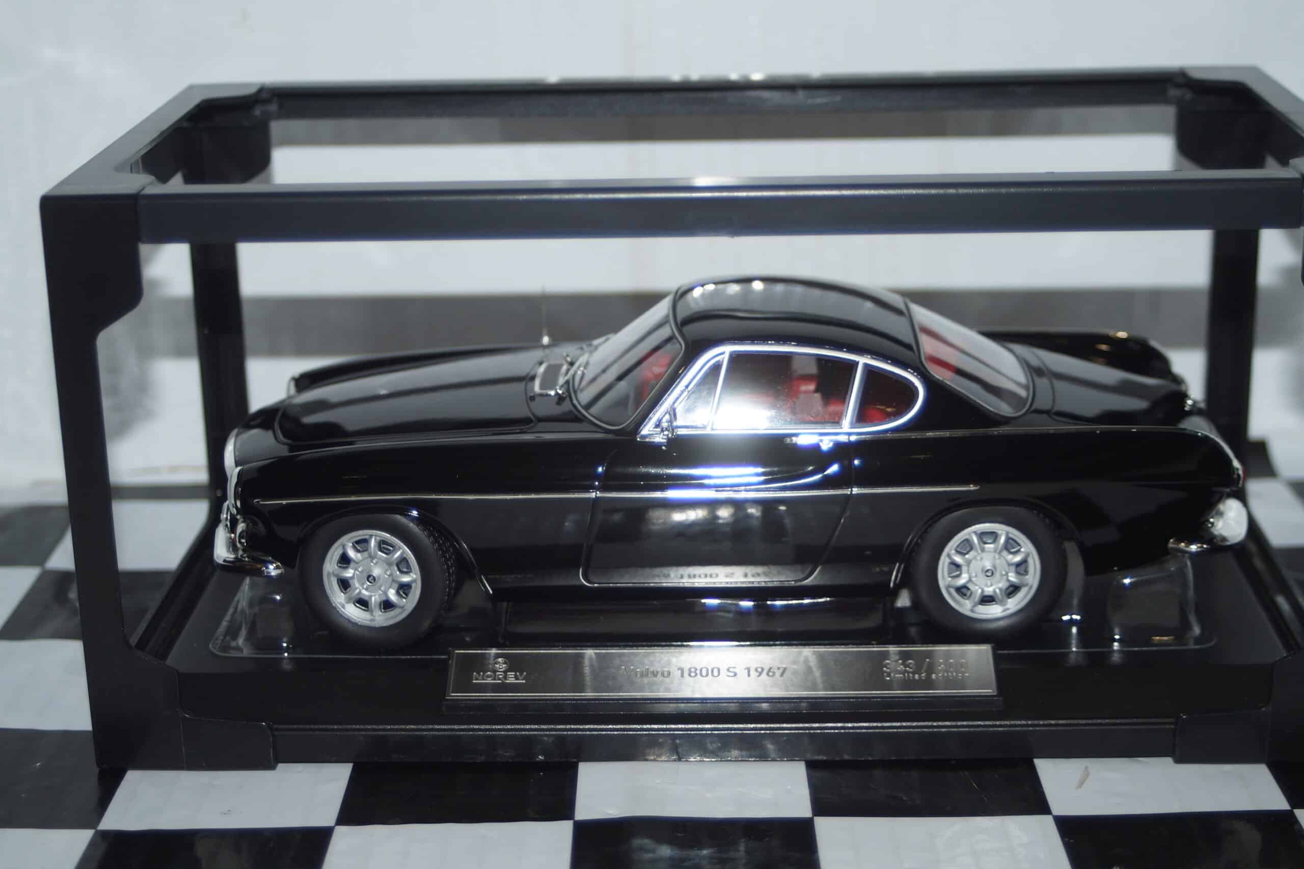 Norev volvo 1800 s 1967 black 1:18 scale 188703 ltd 343/400