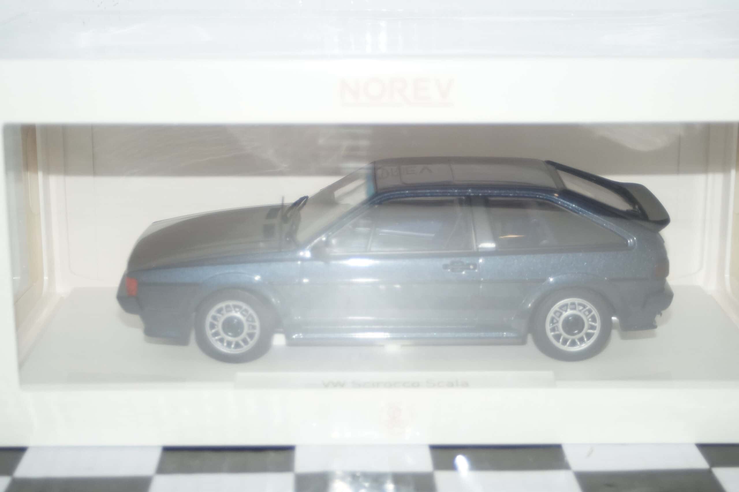 Norev volkswagen scirocco scala 1987 helios blue metallic 1:18 ref 188632