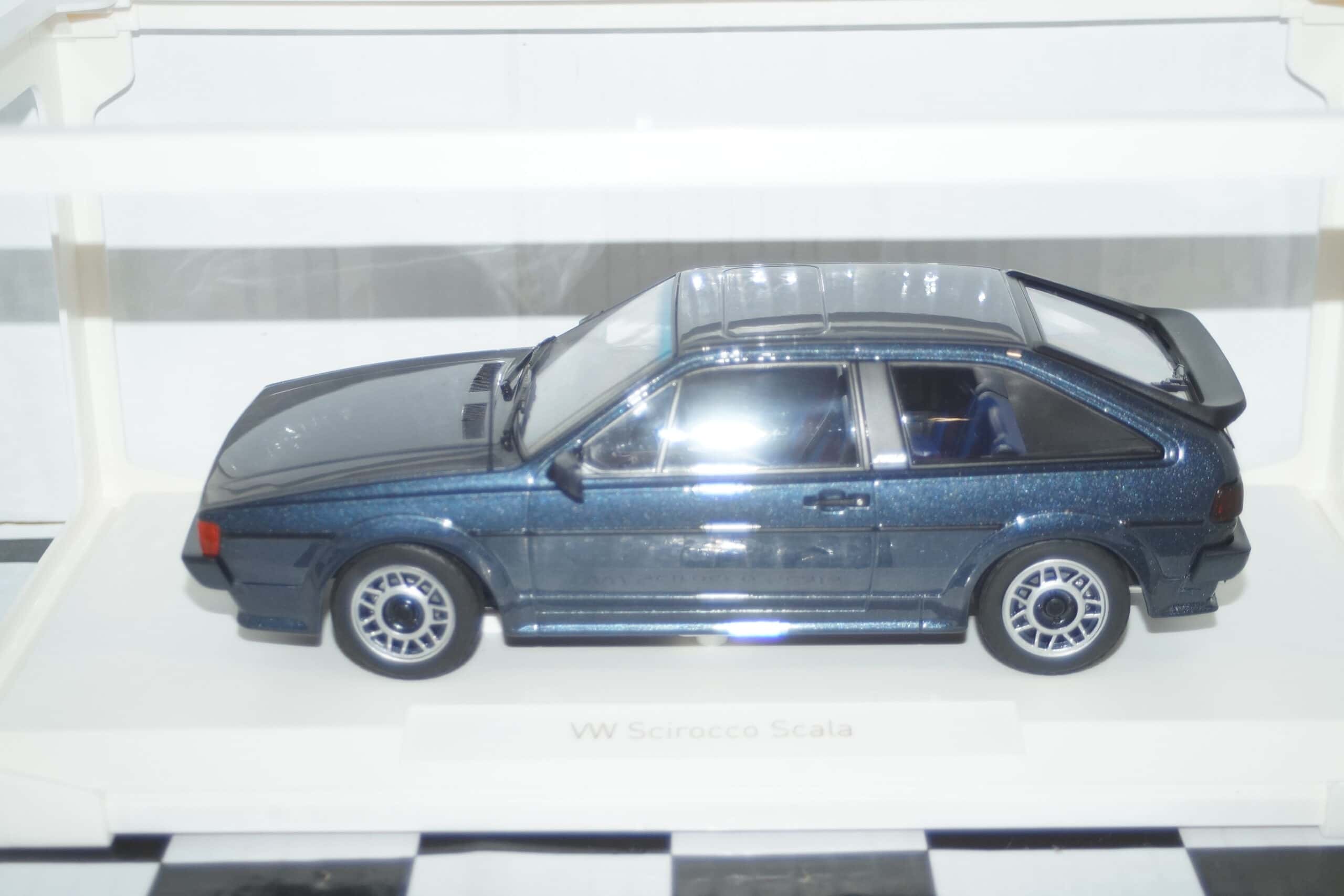 Norev volkswagen scirocco scala 1987 helios blue metallic 1:18 ref 188632