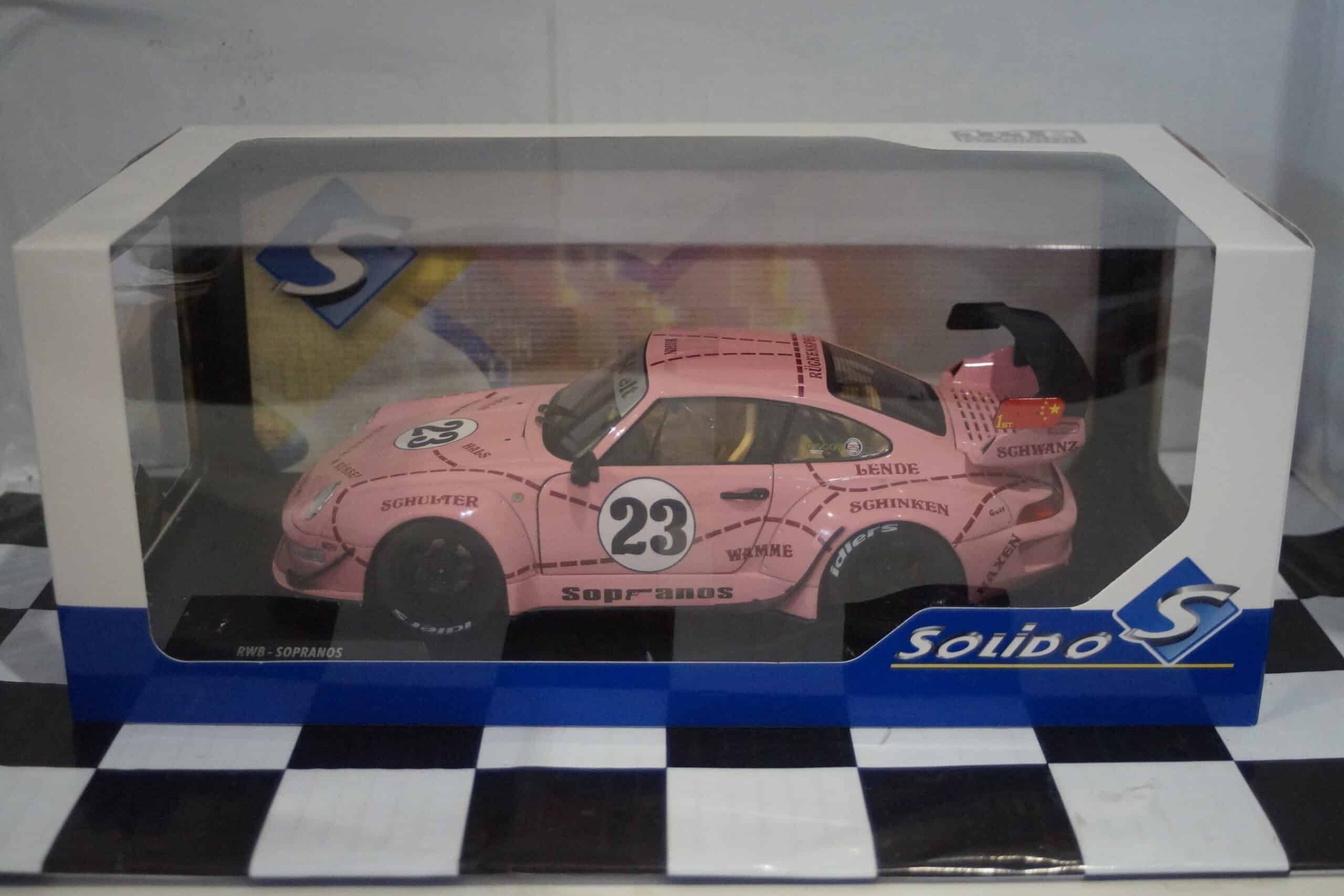 Solido porsche 911 993 rwb bodykit #23 pink pig coupe 2020 1:18 s1808503