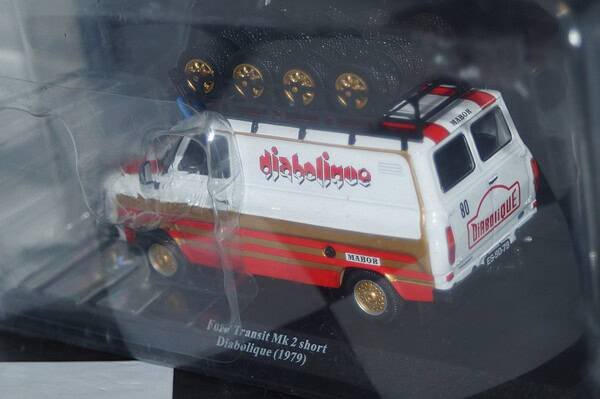 Ixo / altaya ford transit mk11 short (disbolique) 1979 1/43rd