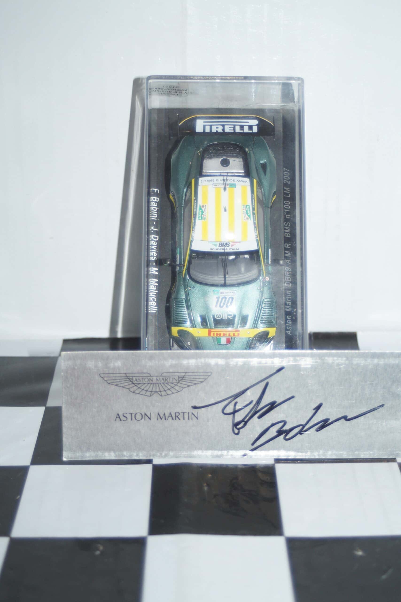 Spark aston martin dbr9 #27 interlagaos 2006 ref s1202 (signed) in 1:43