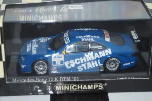 Minichamps mercedes clk coupe 2001 dtm p.huisman 400 013110