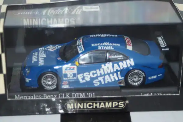 Minichamps mercedes clk coupe 2001 dtm p.huisman 400 013110