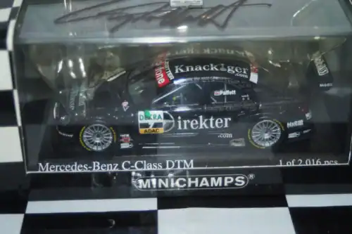 Minichamps mercedes c-class 2004 dtm #7 g.paffett (signed) 400 043407