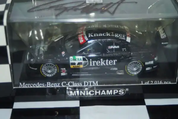Minichamps mercedes c-class 2004 dtm #7 g.paffett (signed) 400 043407