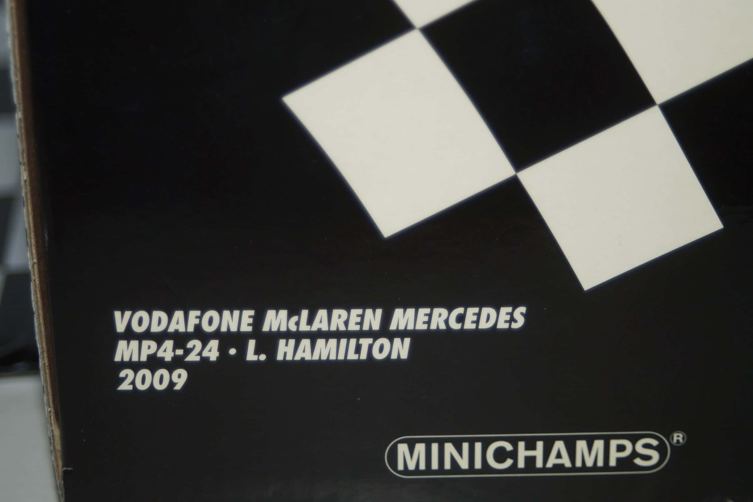 Minichamps mclaren mercedes mp4-24 l.hamilton f1 2009 530 091801 1:18