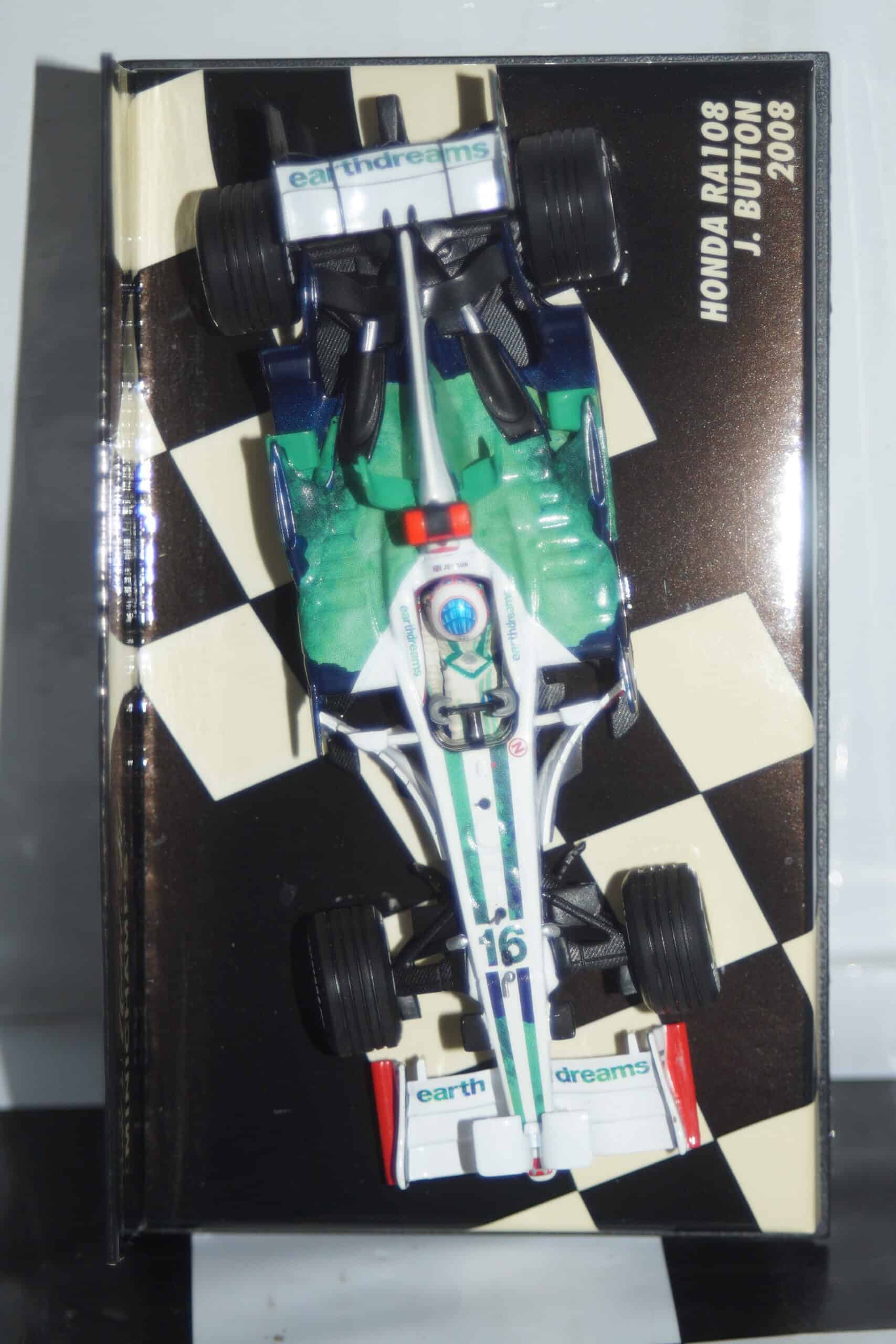 Minichamps honda racing f1 team ra108 2008 j. button #16 400 080016 1:43