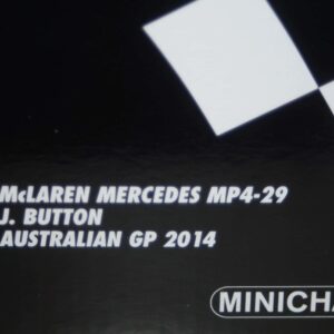 Minichamps mclaren mercedes mp4-29 j.button f1 2012 530 141822 1:18