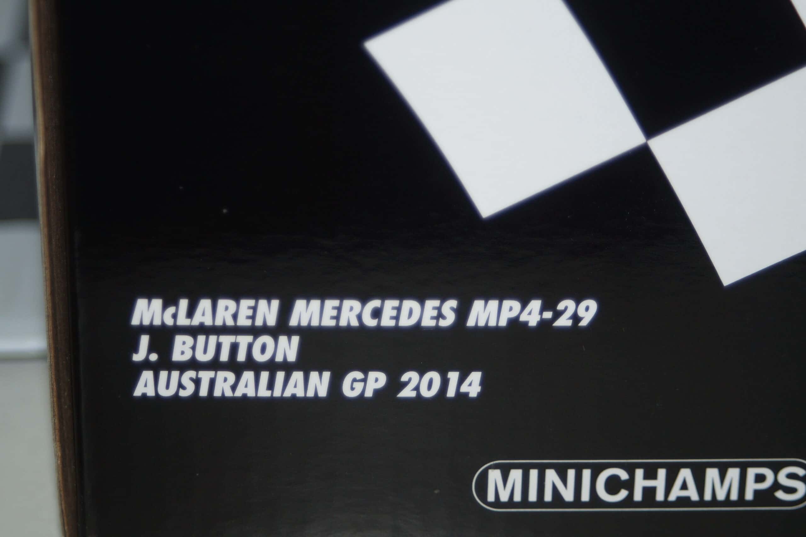 Minichamps mclaren mercedes mp4-29 j.button f1 2012 530 141822 1:18