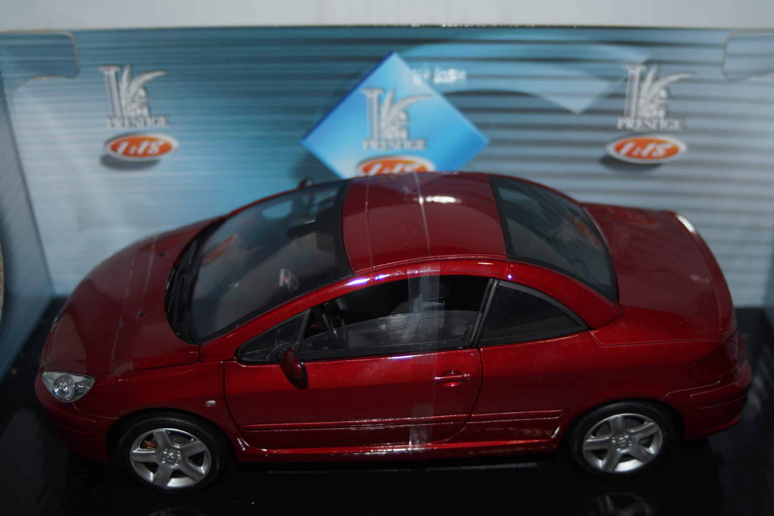 Solido peugeot 307cc red 1:18 diecast 8148