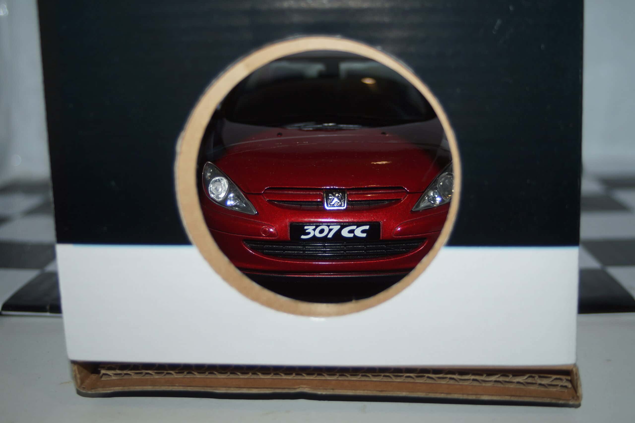 Solido peugeot 307cc red 1:18 diecast 8148