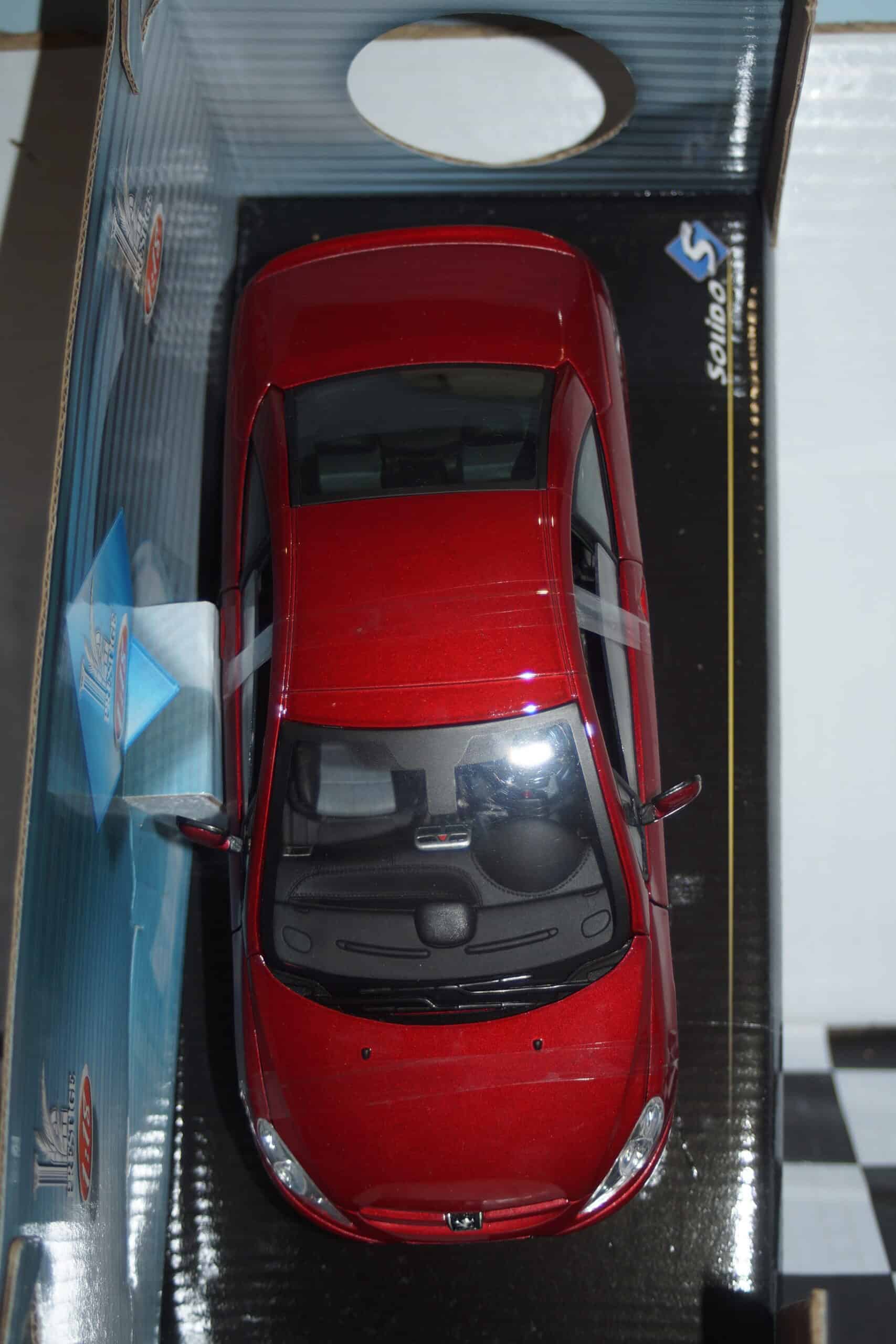 Solido peugeot 307cc red 1:18 diecast 8148