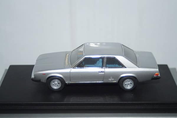 Replicar fiat 130 coupe 1972 in silver hand built in approx 1/43rd