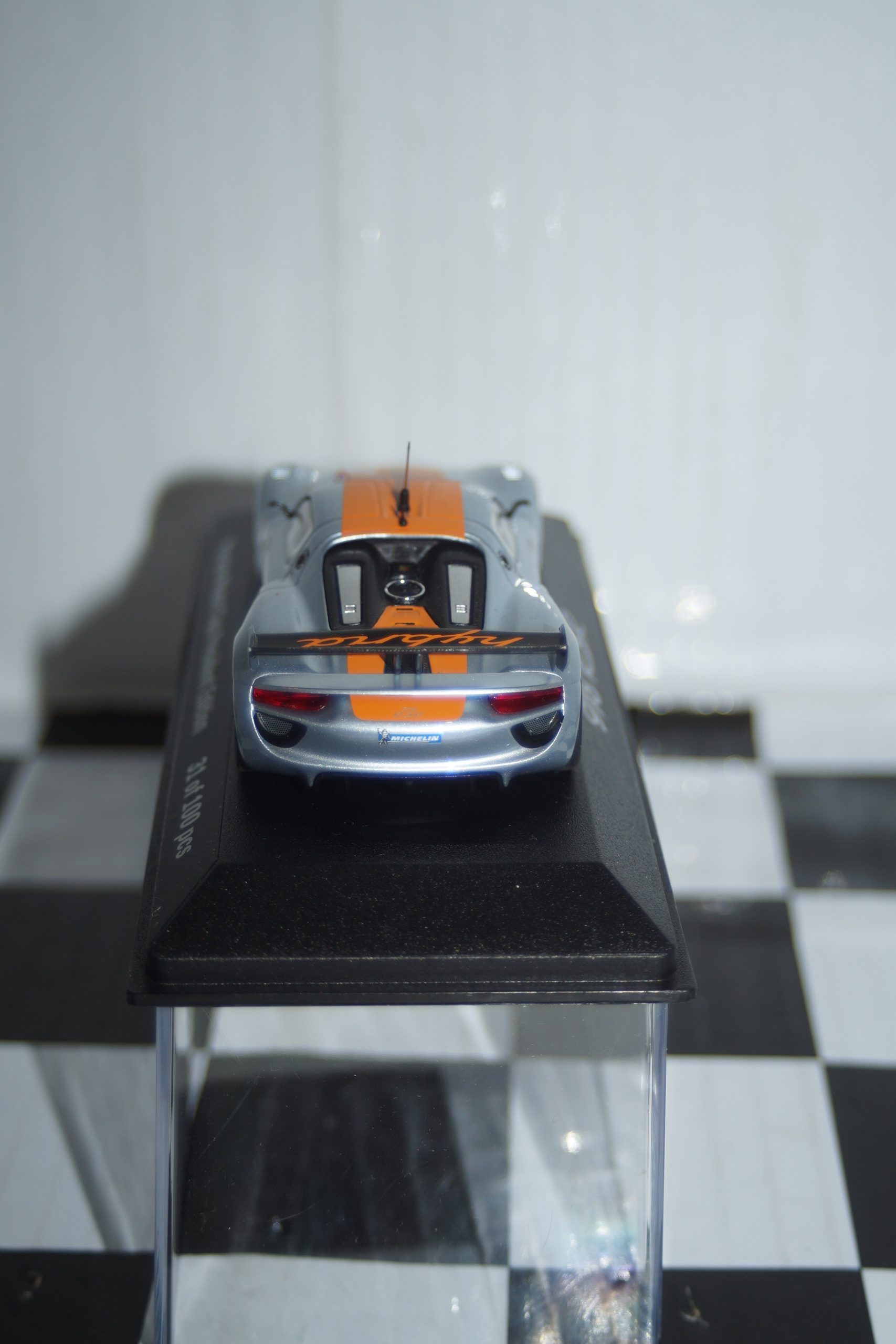 Minichamps porsche 918 rsr silver #22 wap 020 191 0c 1:43