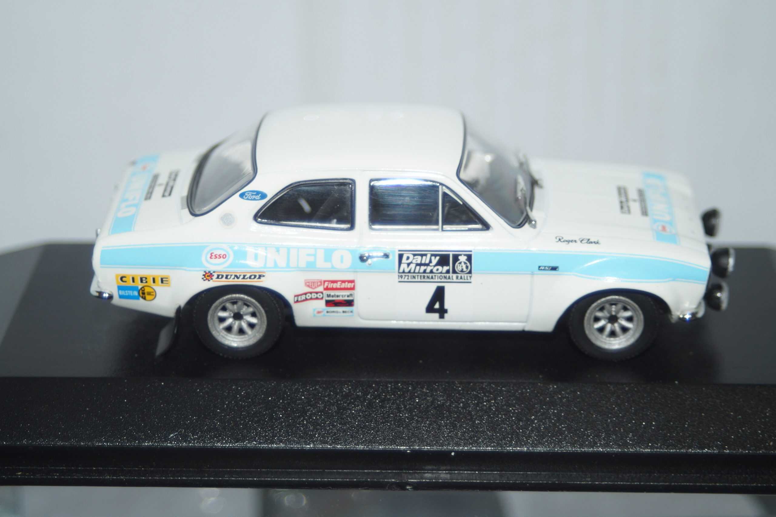 Minichamps ford escort mk1 rs 1600 #114 brands hatch 1971 fitzpatrick 400 718114 1:43
