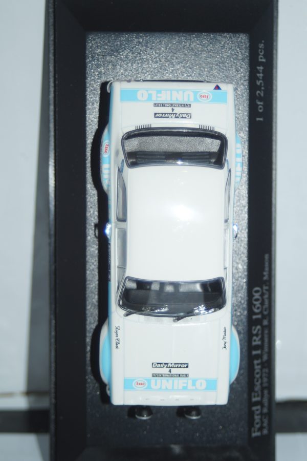 Minichamps ford escort mk1 rs 1600 #4 rac rally 1972 r.clark 400 728104 1:43