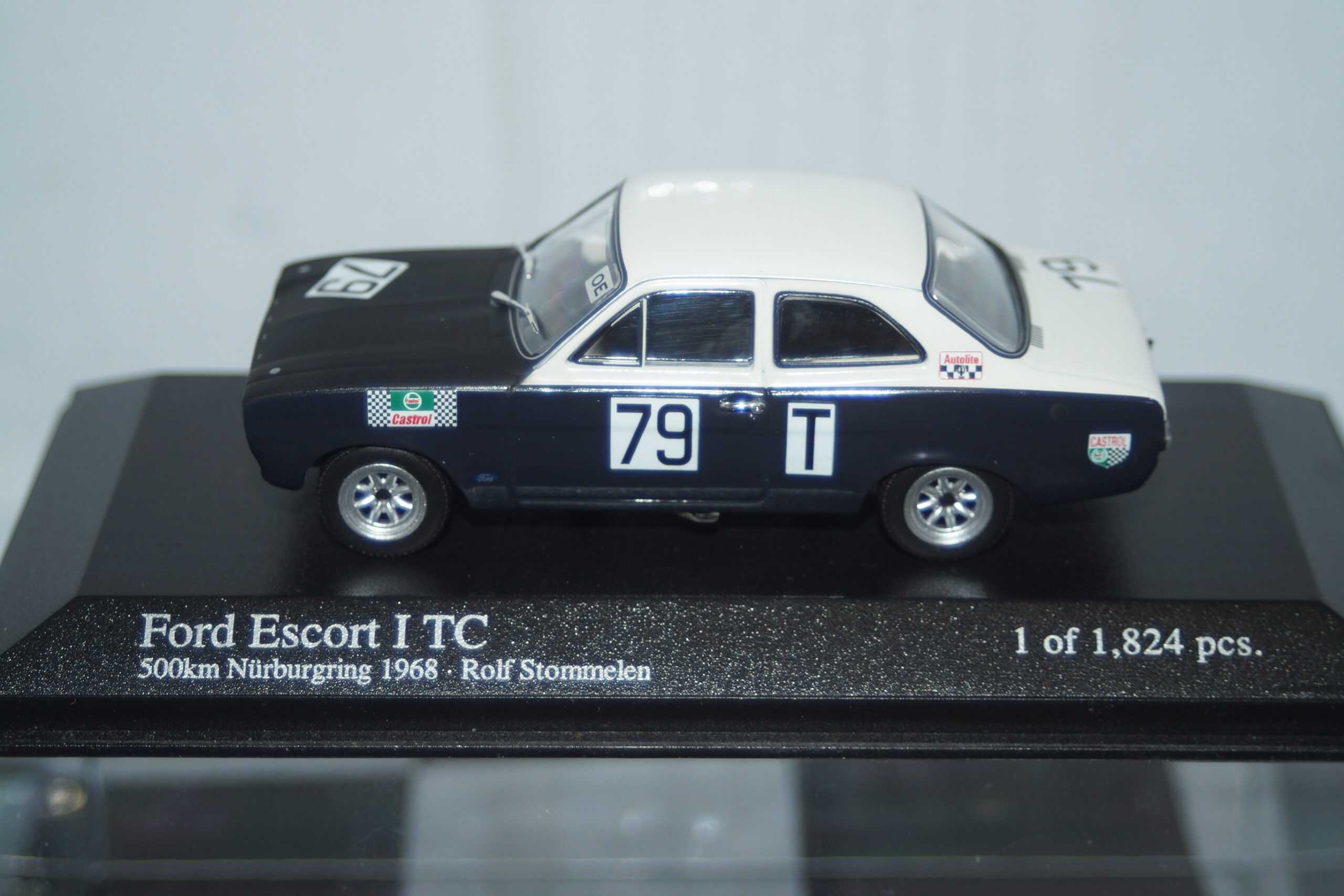 Minichamps ford escort mk1 tc #16 san remo rally 1968 andersson 400 688116 1:43