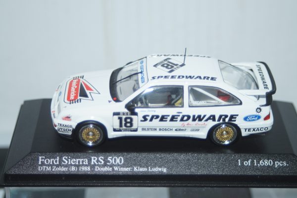Minichamps ford sierra rs 500 #25 team grab dtm 1989 biela 430 898025 1:43
