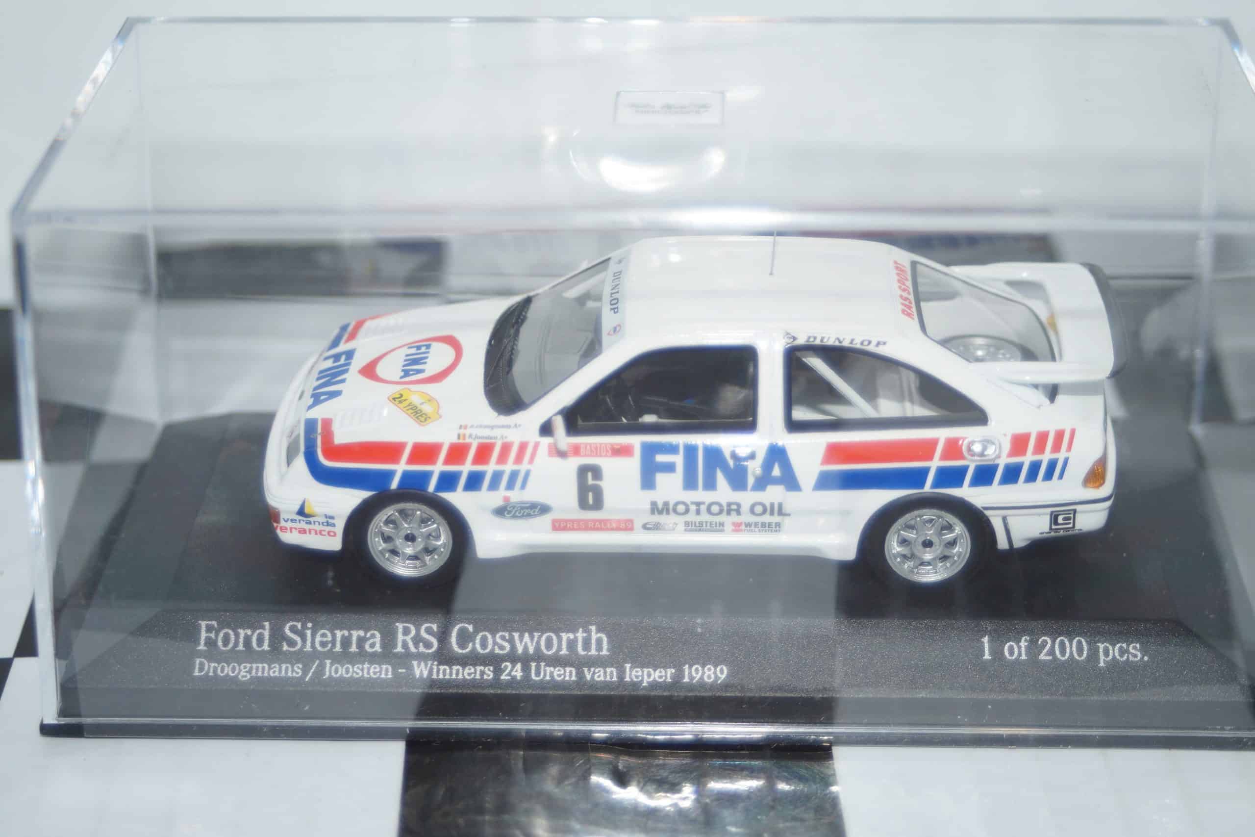 Minichamps ford sierra rs cosworth #15 tour de corse rally 1987  437 878015 1:43