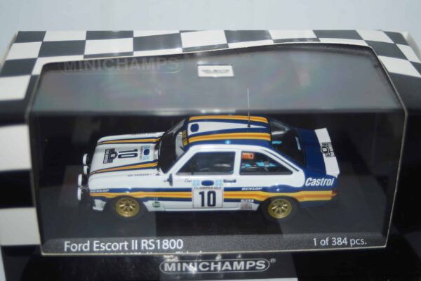 Minichamps ford escort mk2 rs1800 #10 rally acropolis 1978 vatanen 400 808410 1:43
