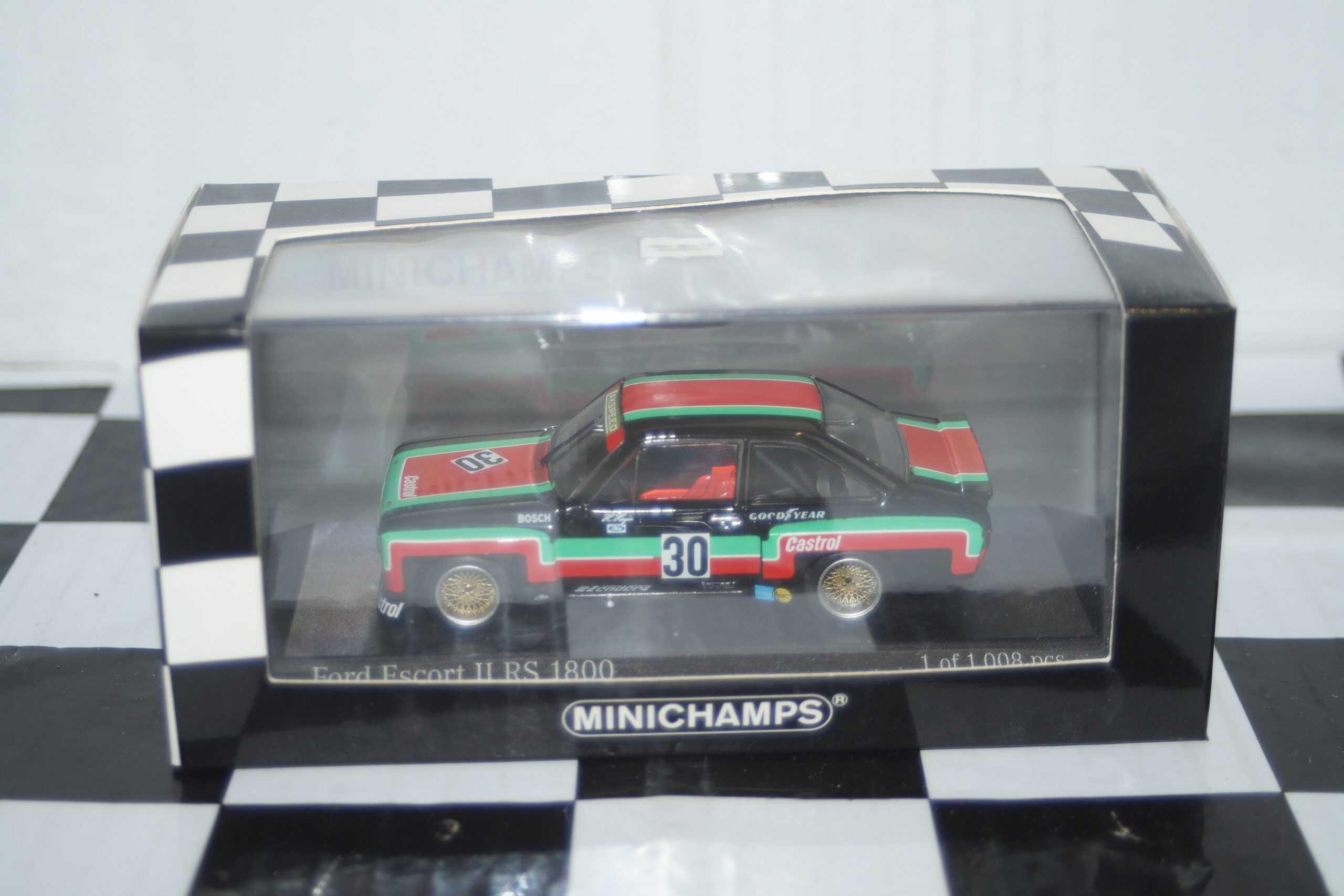 Minichamps ford escort mk2 rs2000 white 400 084300 1:43