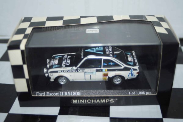 Minichamps ford escort mk2 rs1800 #1 rac 1975 makinen 400 758401 1:43