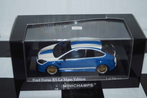 Minichamps ford focus rs le mans edition 2010 white with blue 400 088172 1:43