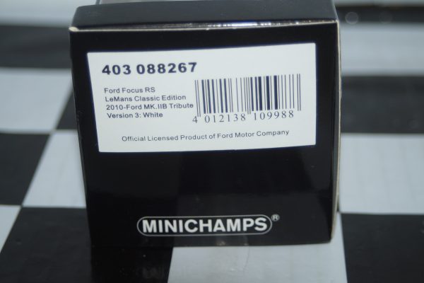 Minichamps ford focus rs le mans edition 2010 black 400 088166 1:43