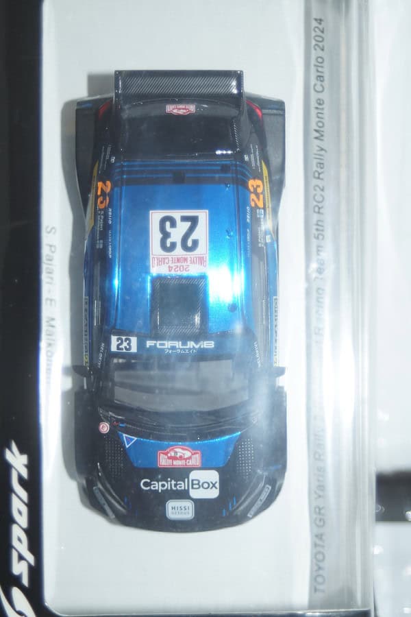 Spark toyota gr yaris 6th rc2 monte carlo 2024 s.lefebvre #27 1:43 resin s6862