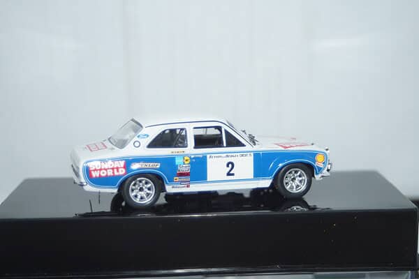Ixo ford escort mk1 rs 1600 #2 circuit of ireland 1975 rac438.22 1:43 diecast