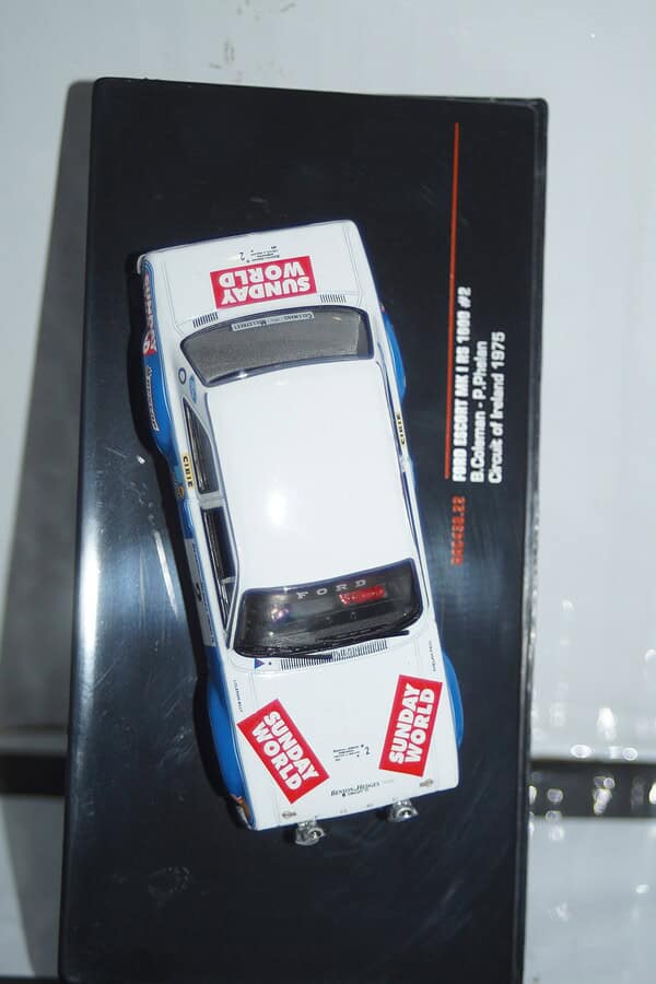 Ixo ford escort mk1 rs 1600 #2 circuit of ireland 1975 rac438.22 1:43 diecast