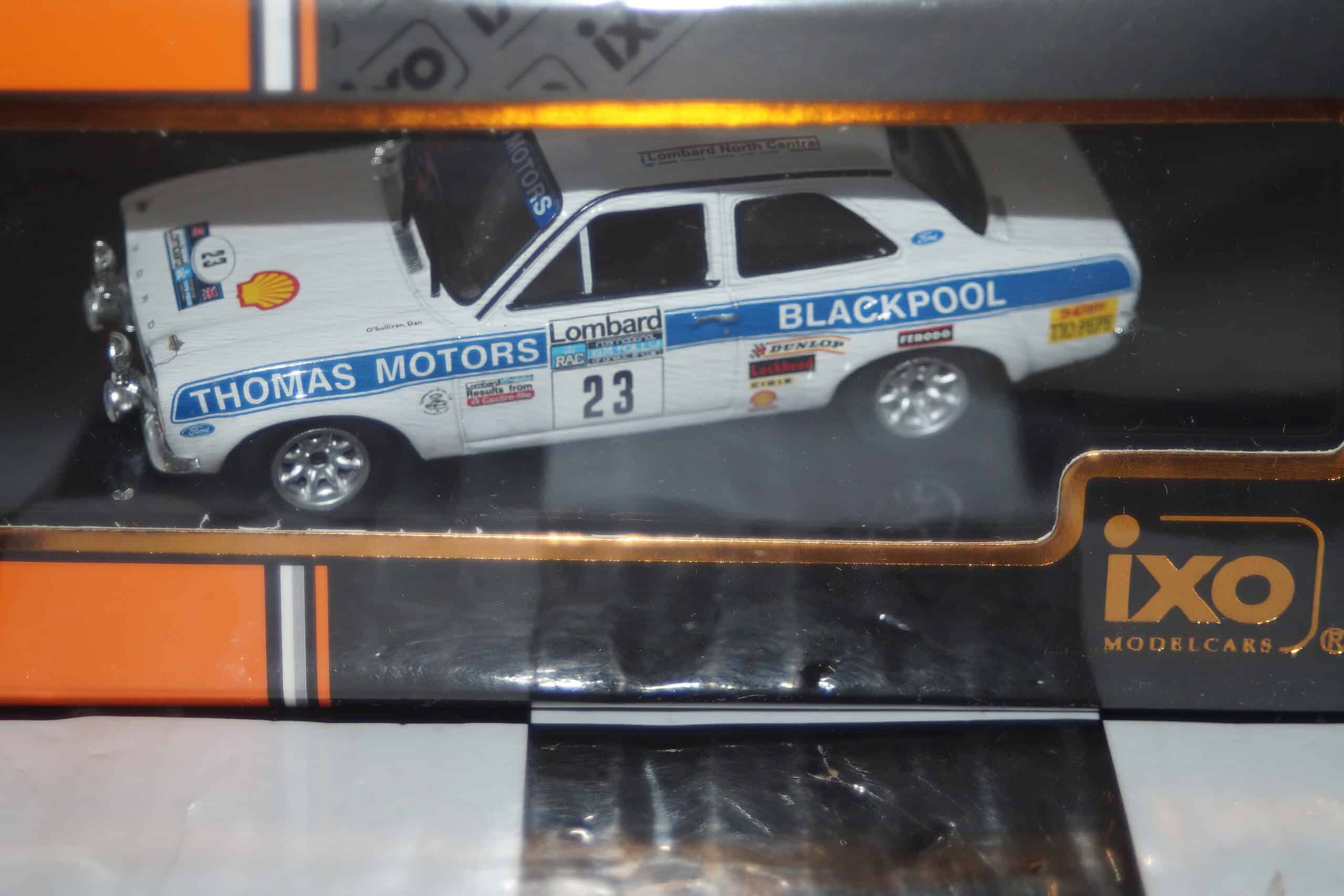 Ixo ford escort mk2 rs 1800 #14 haspengouw rally 1981 rac441.22 1:43 diecast