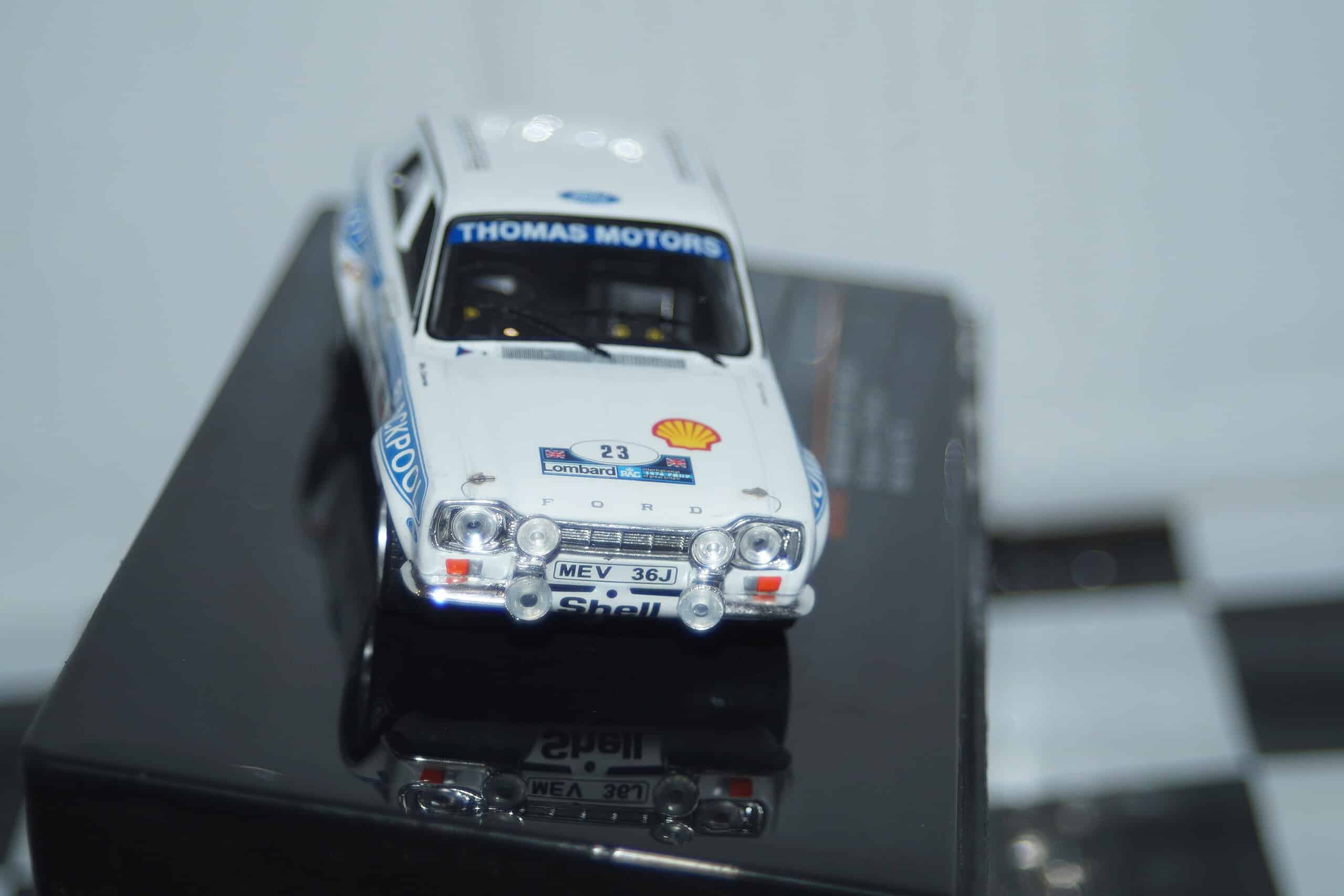 Ixo ford escort mk2 rs 1800 #14 haspengouw rally 1981 rac441.22 1:43 diecast
