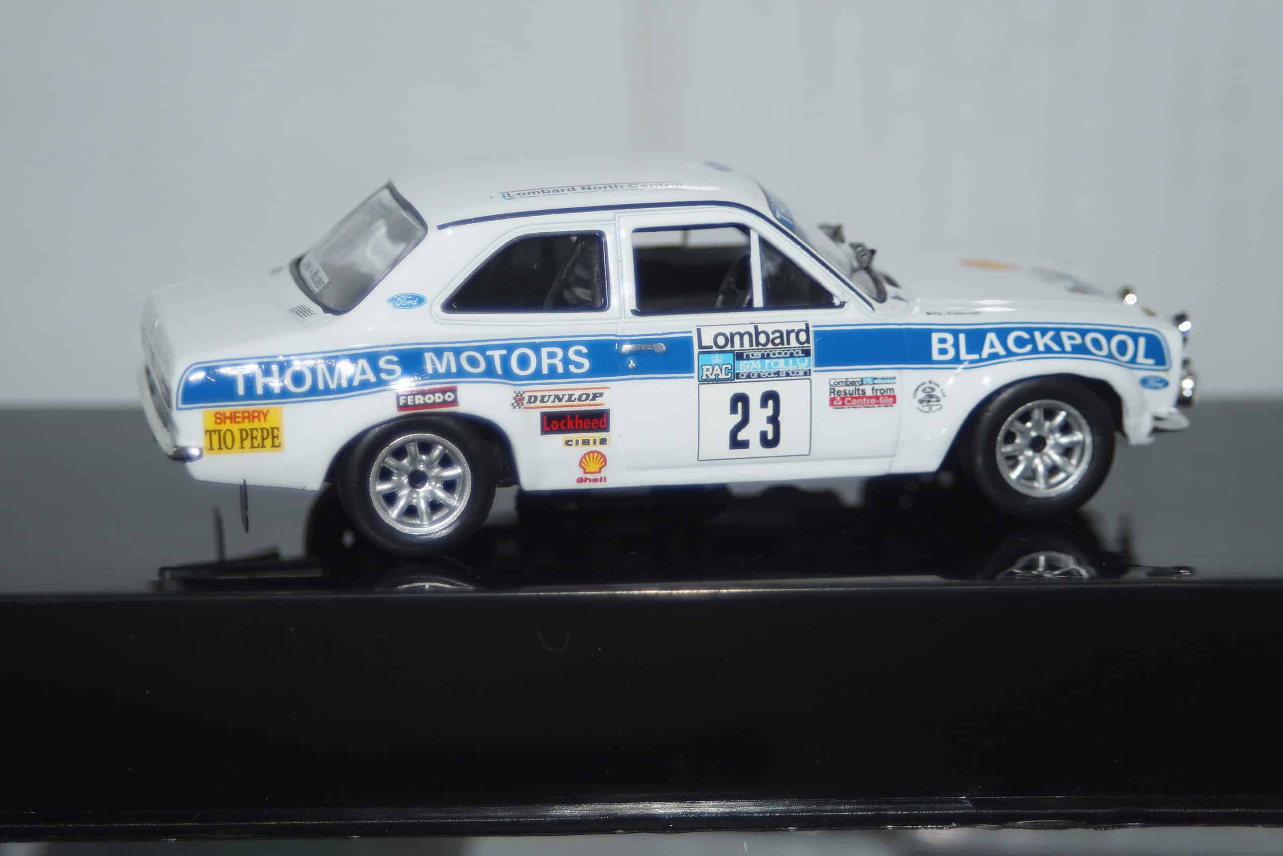 Ixo ford escort mk2 rs 1800 #14 haspengouw rally 1981 rac441.22 1:43 diecast