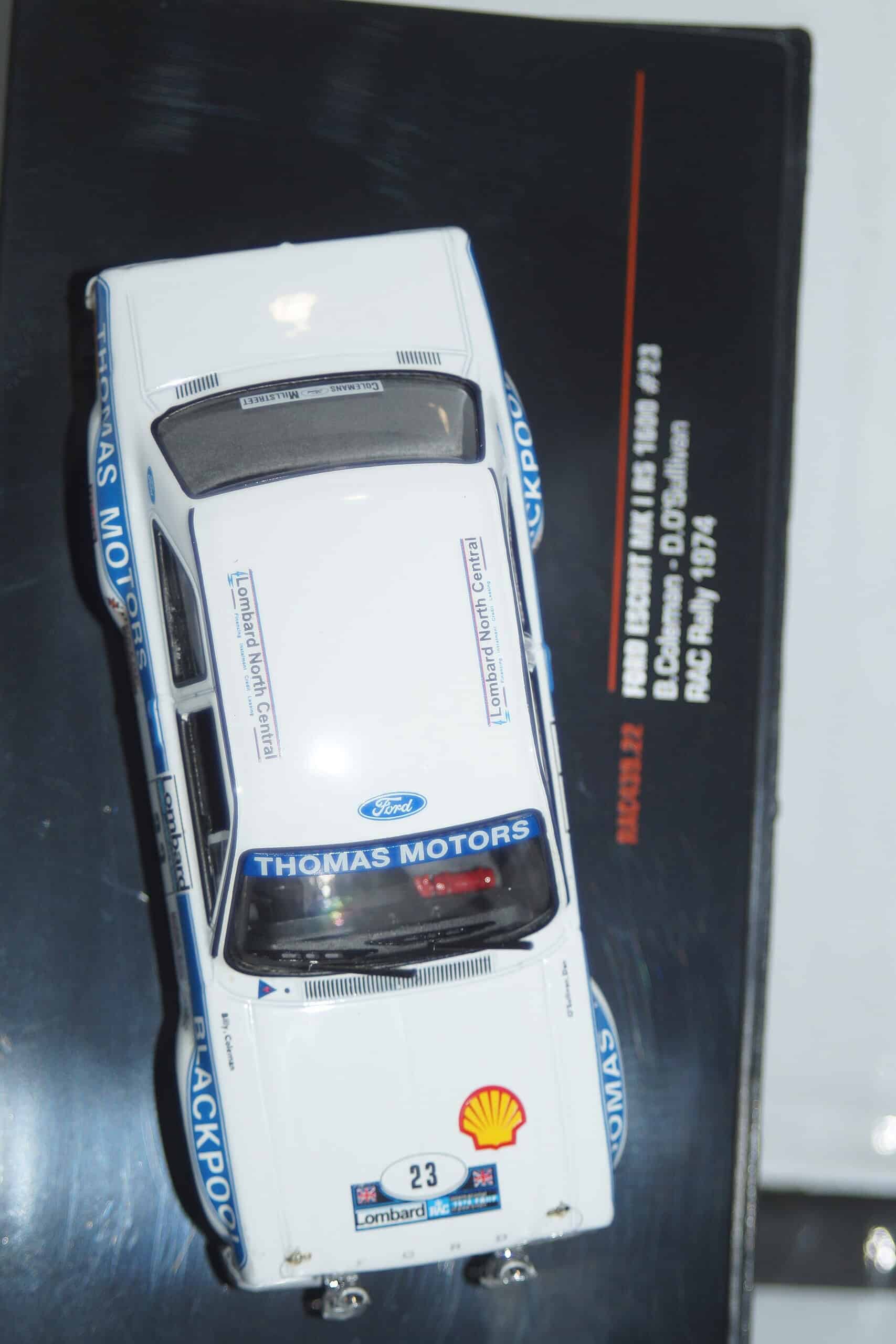 Ixo ford escort mk2 rs 1800 #14 haspengouw rally 1981 rac441.22 1:43 diecast