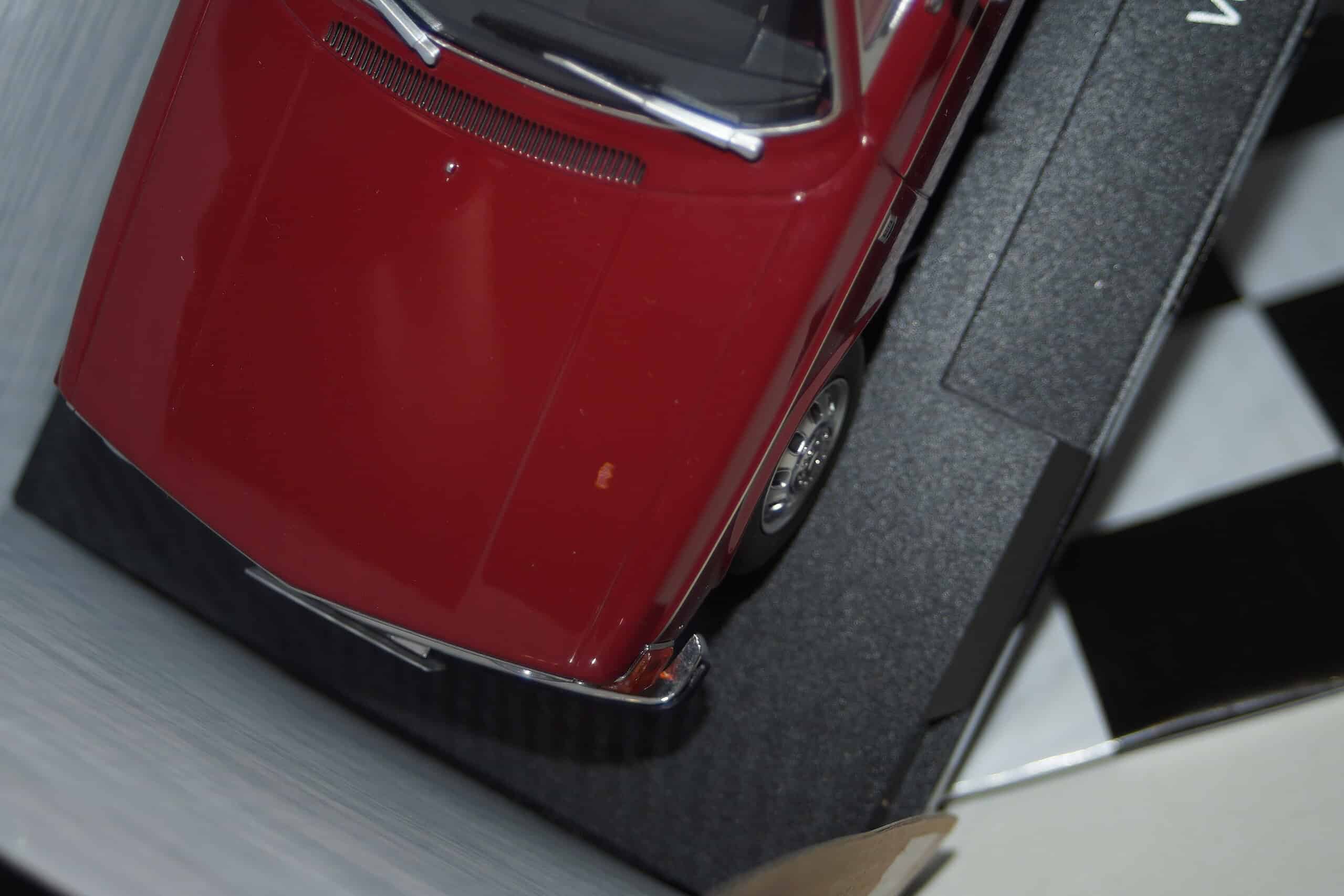 Modelcar group volvo 142 burgundy red 1:18 scale mcg18443