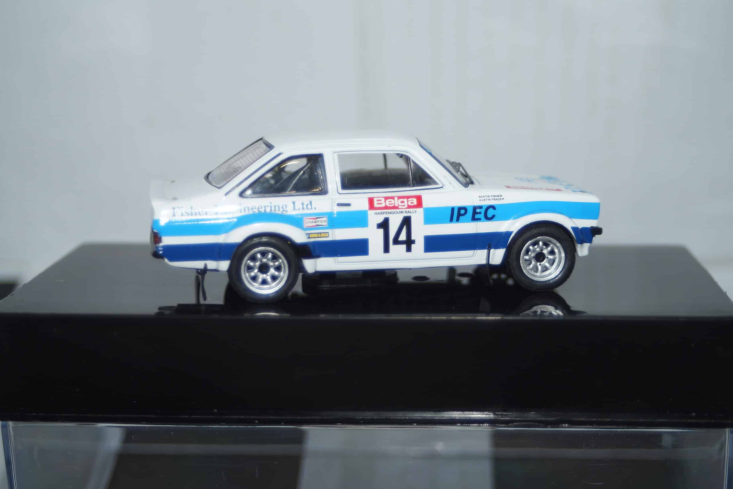 Ixo ford escort mk2 rs 1800 #14 haspengouw rally 1981 rac441.22 1:43 diecast