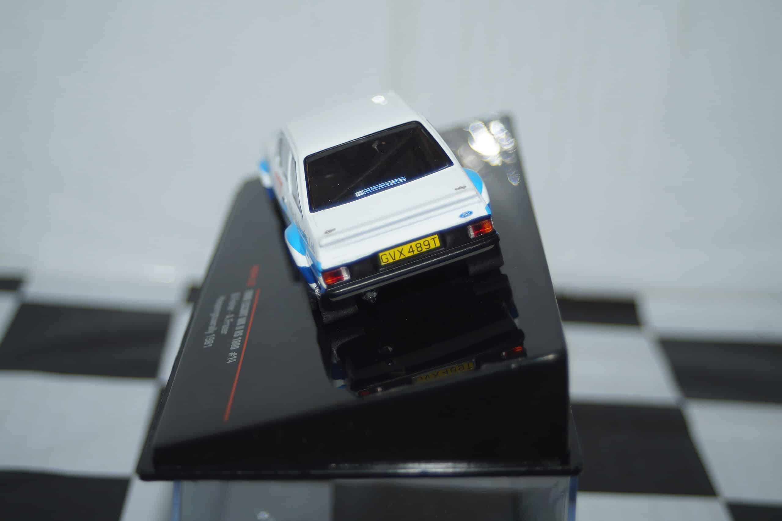 Ixo ford escort mk2 rs 1800 #14 haspengouw rally 1981 rac441.22 1:43 diecast