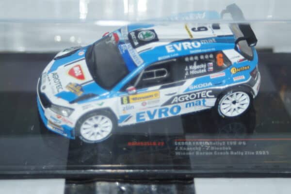 Ixo skoda fabia rs rally 2 winner barum czech rally 2021 #6 1:43 diecast ram935lq