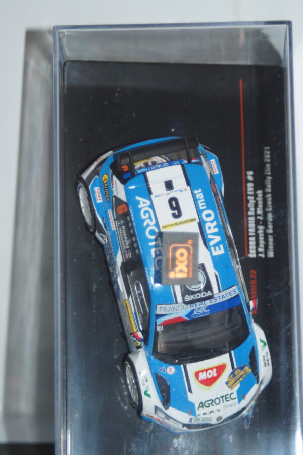 Ixo skoda fabia rs rally 2 winner barum czech rally 2021 #6 1:43 diecast ram935lq