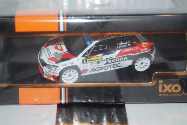 Ixo skoda fabia rs rally 2 winner barum czech rally 2022 #4 1:43 diecast ram936lq