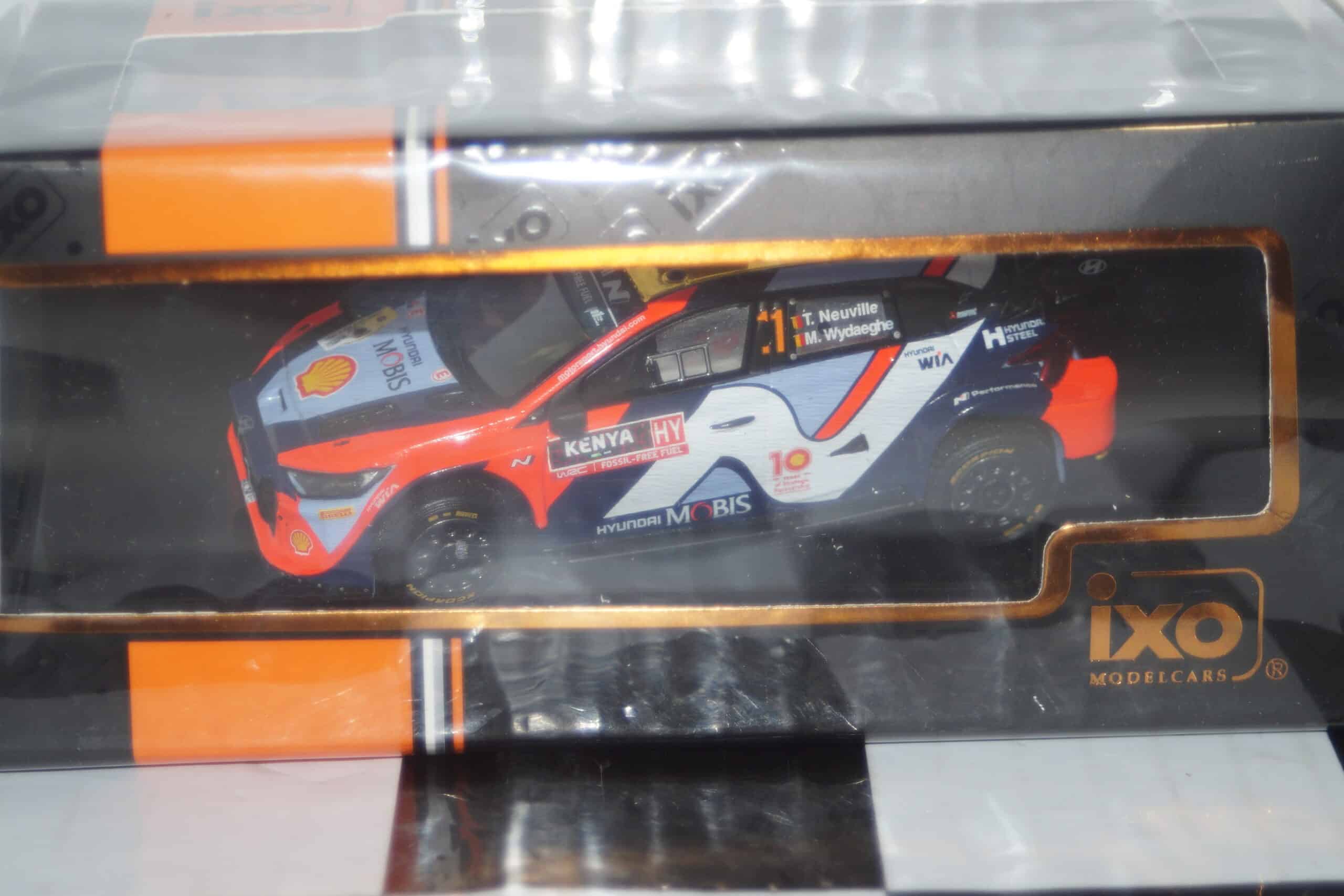 Ixo hyundai i20 n rally1 #11 kenya safari rally 2024 t.neuville 1:43 ram939.22