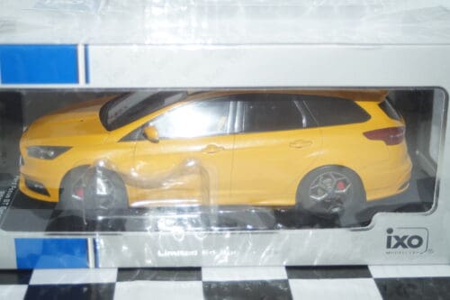 Ixo modelcars ford focus st estate 2015 sunset yellow metallic 1:18 mcg18464