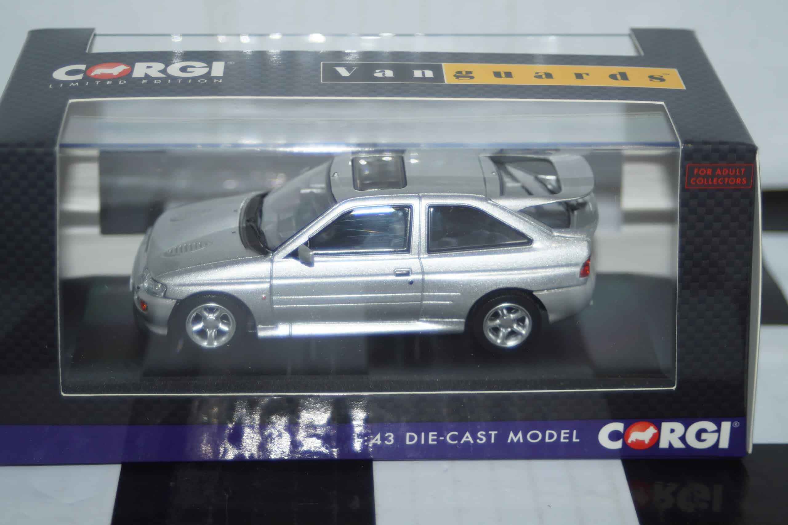 Vanguards ford escort cosworth luxury moondust silver 1/43 ref  va14806
