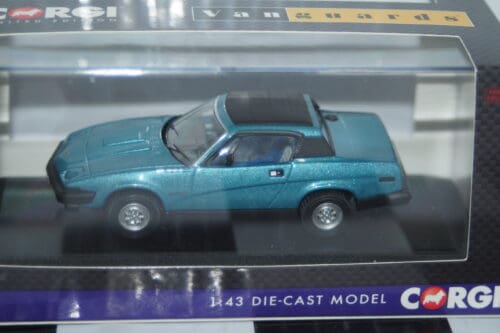 Vanguards triumph tr7 2.0 fhc persian aqua blue va10510 1:43 scale
