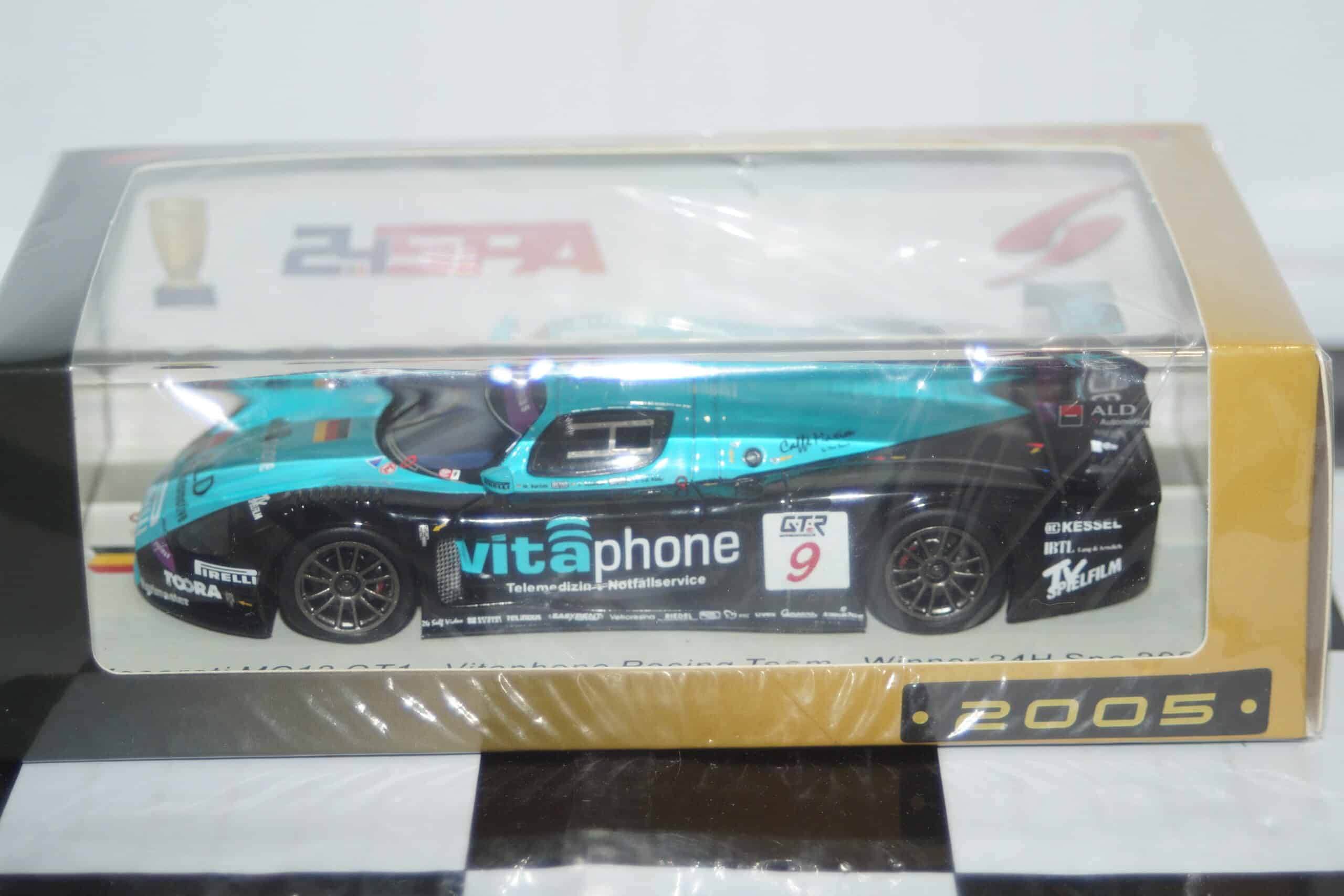 Spark maserati mc12 gt1 winner 24h spa 2005 #9 1:43 resin 43spa2005