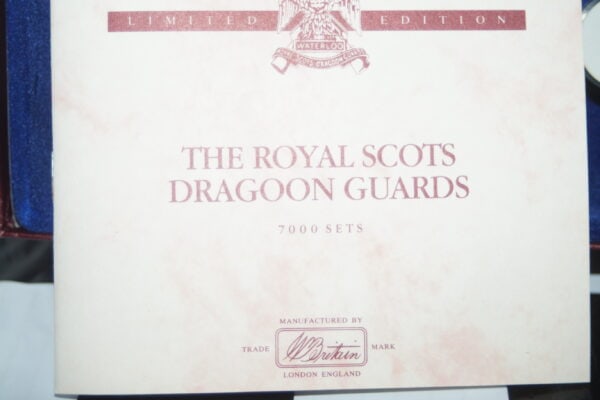 Britains the royal scots dragoon guards ltd edition set